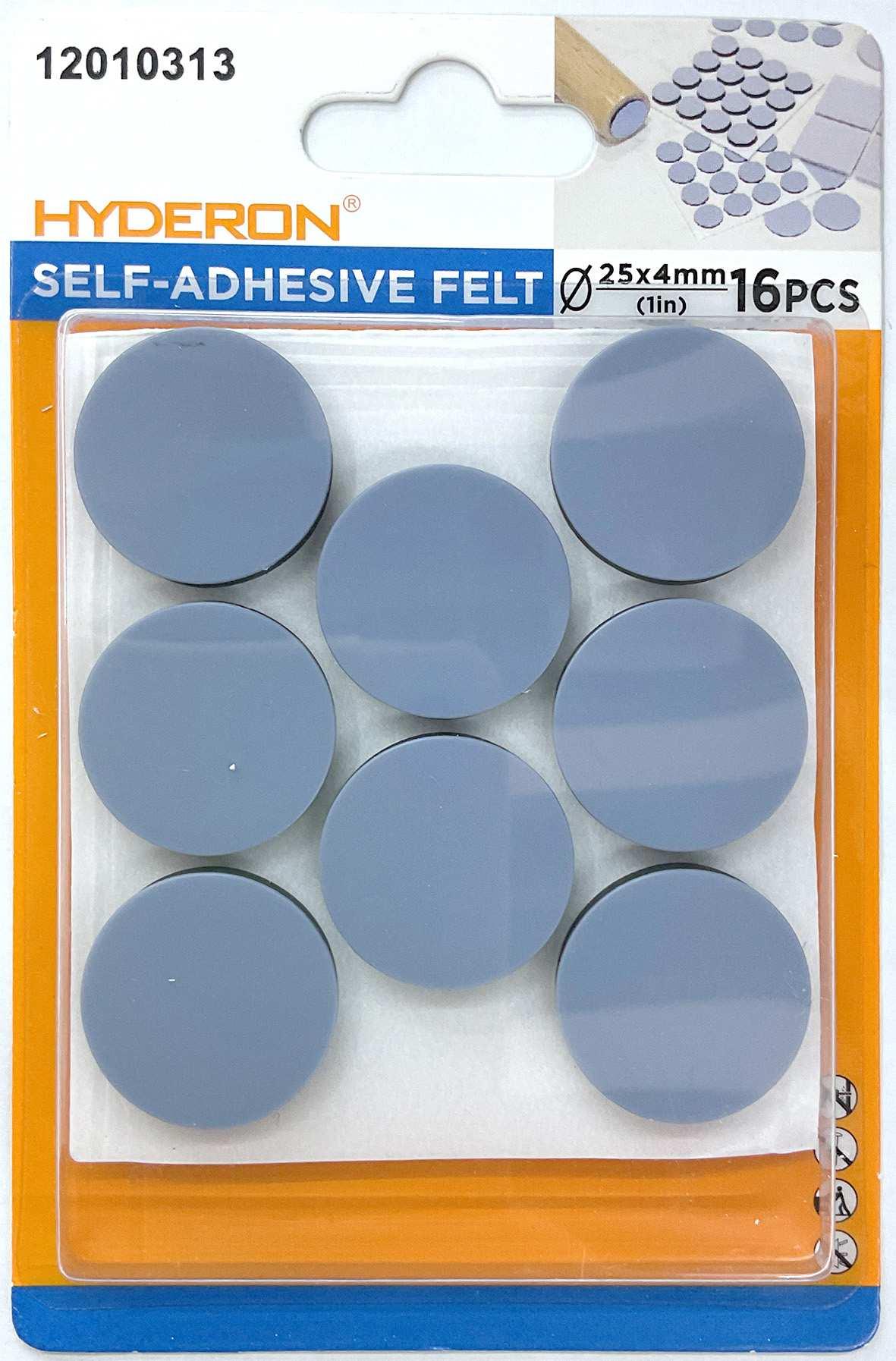 Protector para pata de mueble, 25 mm, 16 piezas, modelo 12010313