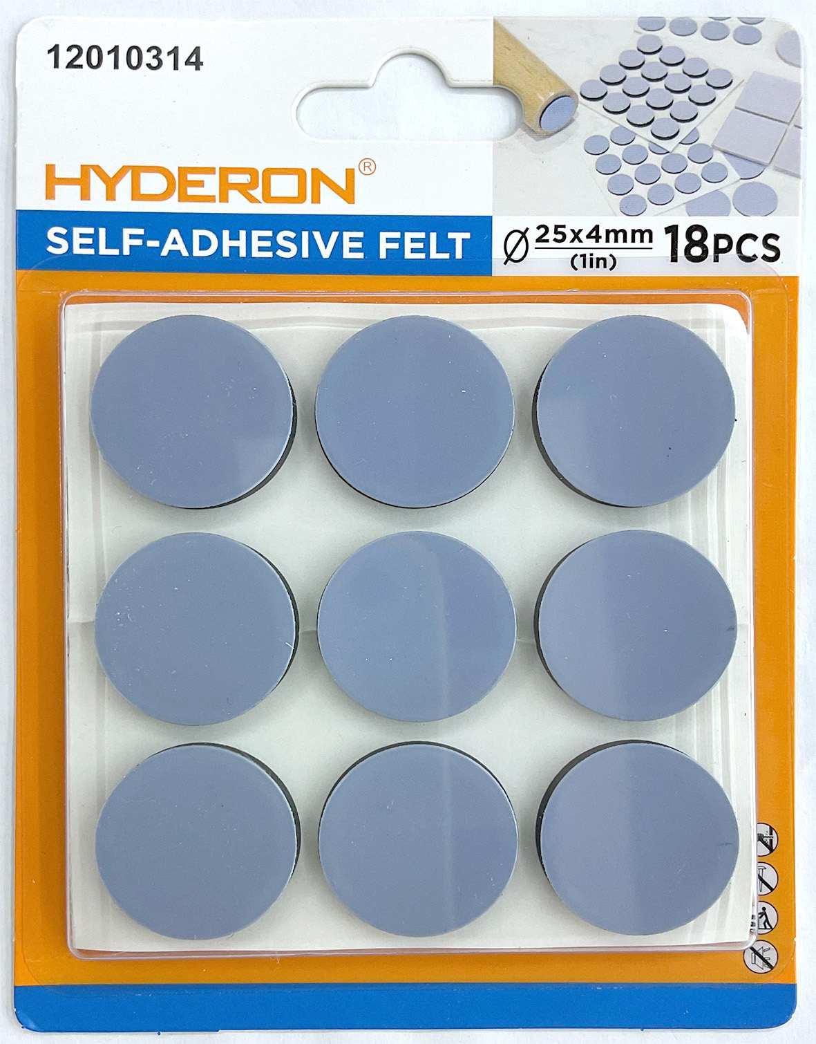 Protector para pata de mueble, 25 mm, 18 piezas, modelo 12010314