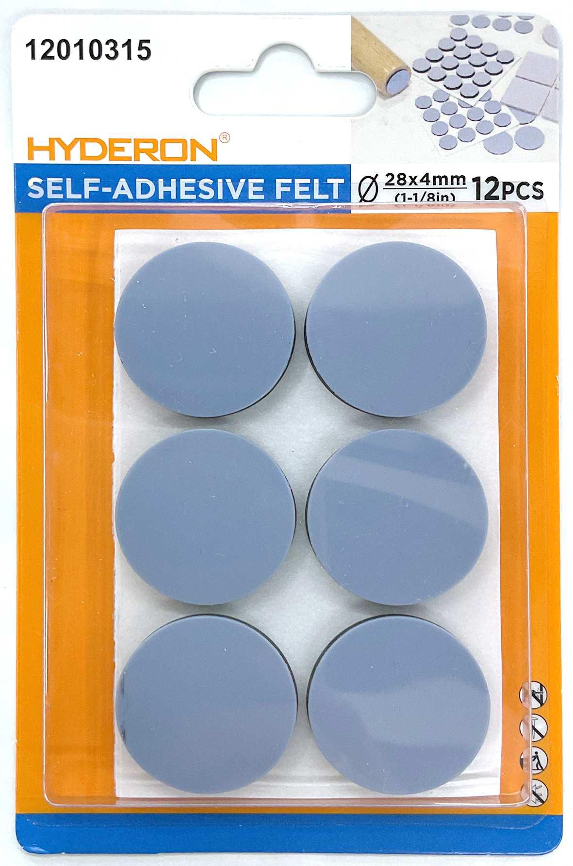 Protector para pata de mueble, 28 mm, 12 piezas, modelo 12010315