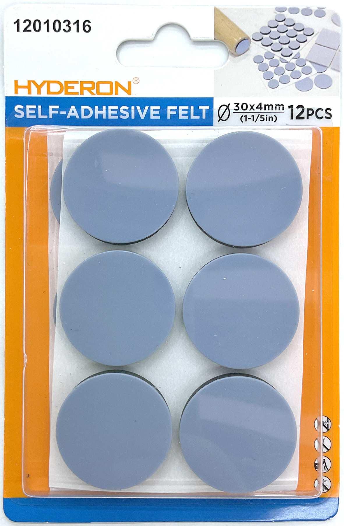 Protector para pata de mueble, 30 mm, 12 piezas, modelo 12010316