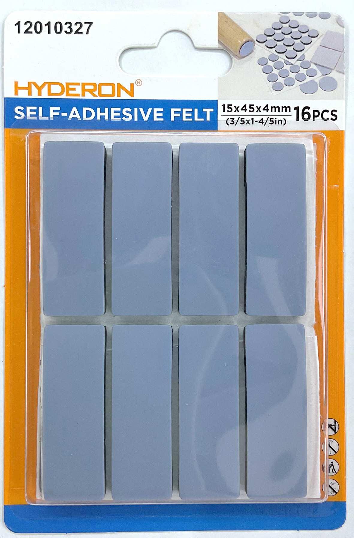Protector para pata de mueble, 15 × 45 mm, 16 piezas, modelo 12010327