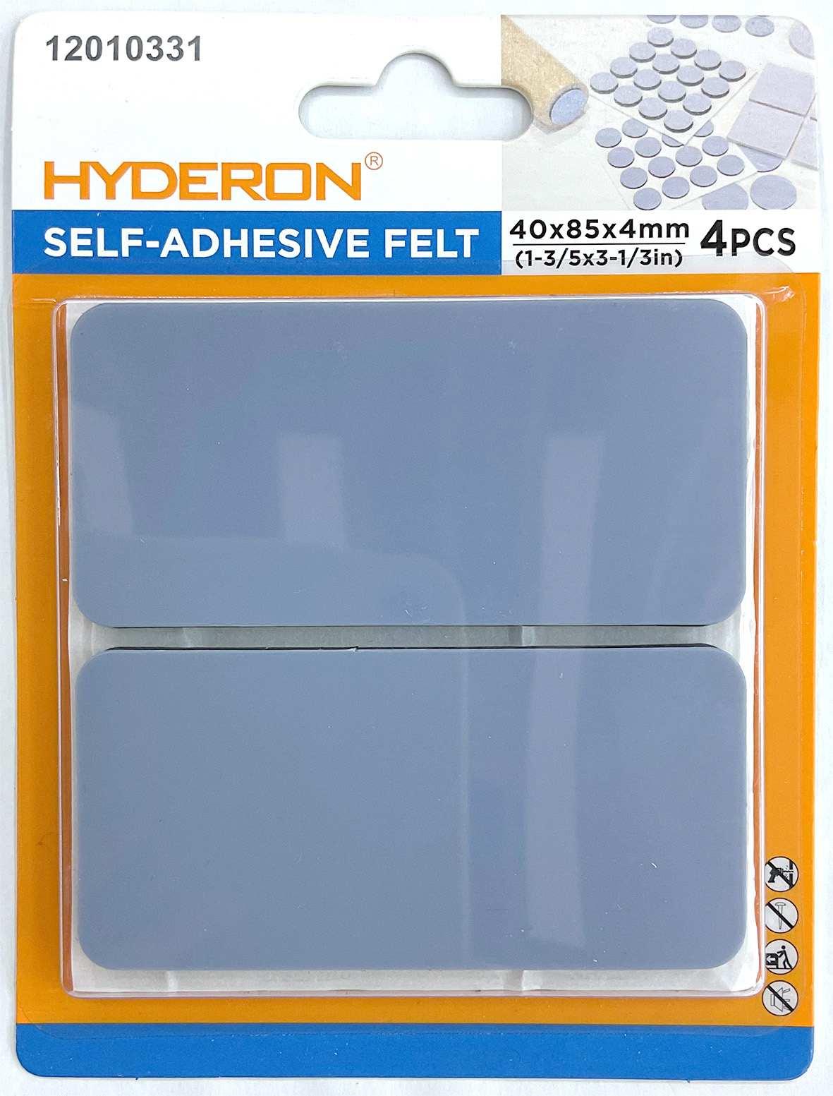 Protector para pata de mueble, 40 × 85 mm, 4 piezas, modelo 12010331