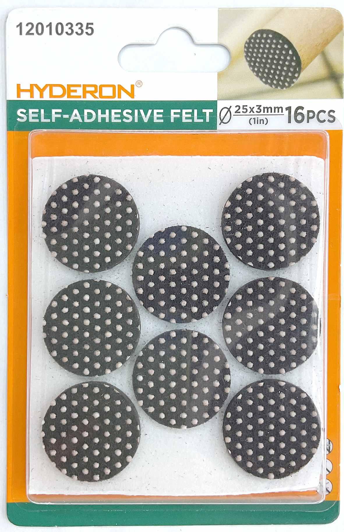 Protector para pata de mueble, 25 mm, 16 piezas, modelo 12010335
