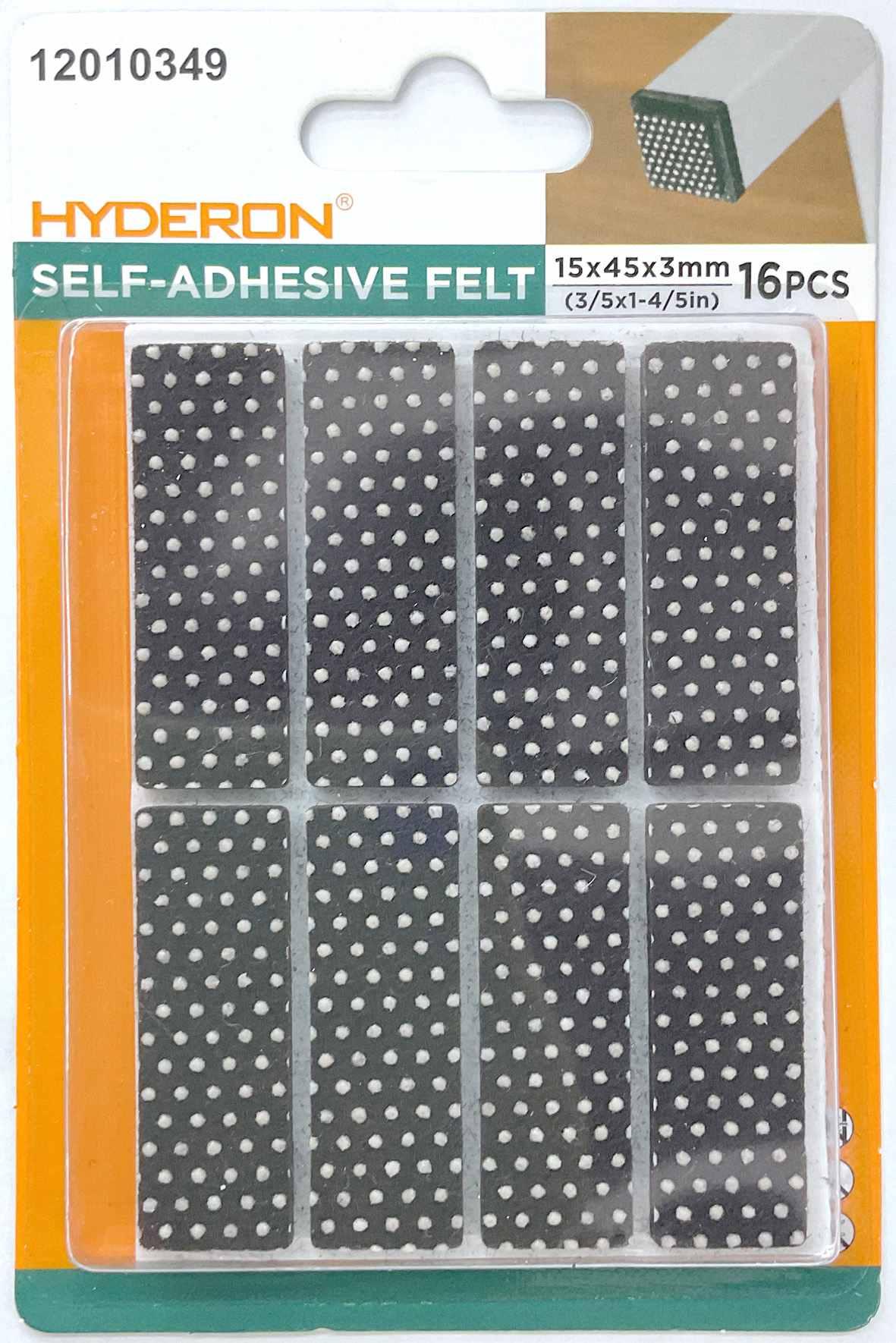 Protector para pata de mueble, 15 × 45 mm, 16 piezas, modelo 12010349