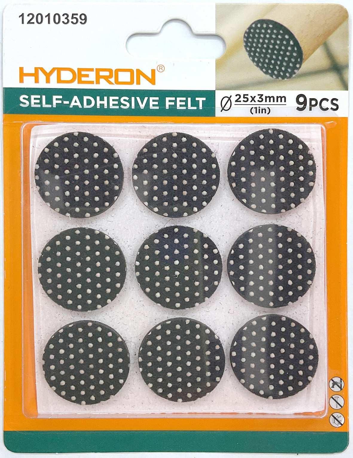Protector para pata de mueble, 25 mm, 9 piezas, modelo 12010359
