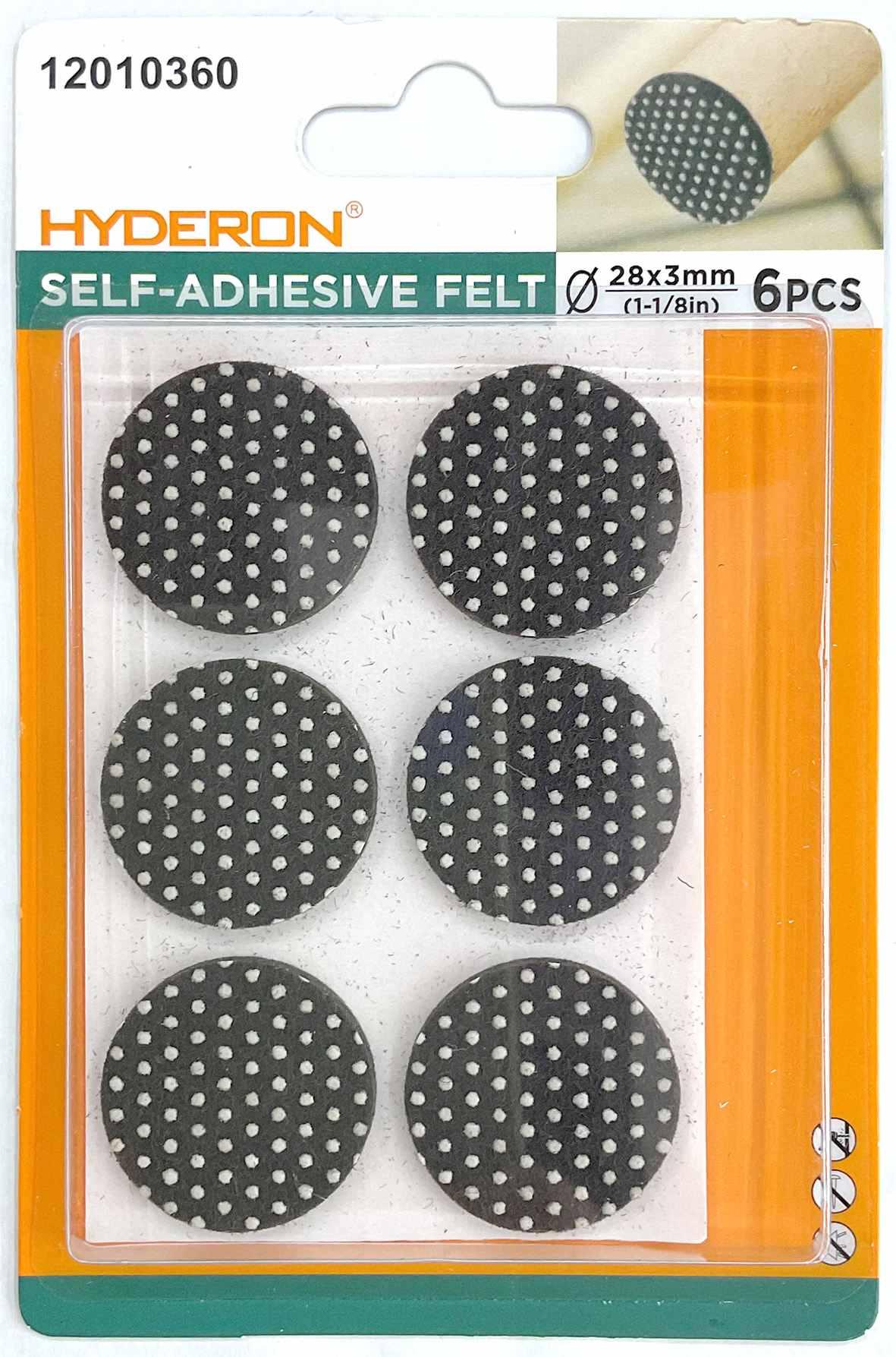 Protector para pata de mueble, 28 mm, 6 piezas, modelo 12010360