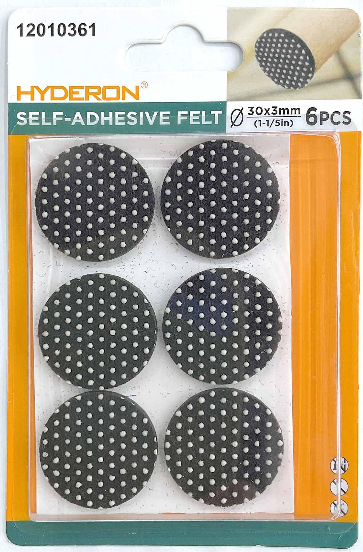 Protector para pata de mueble, 30 mm, 6 piezas, modelo 12010361