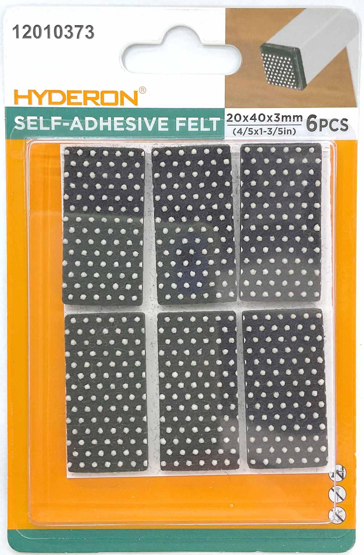 Protector para pata de mueble, 20 × 40 mm, 6 piezas, modelo 12010373