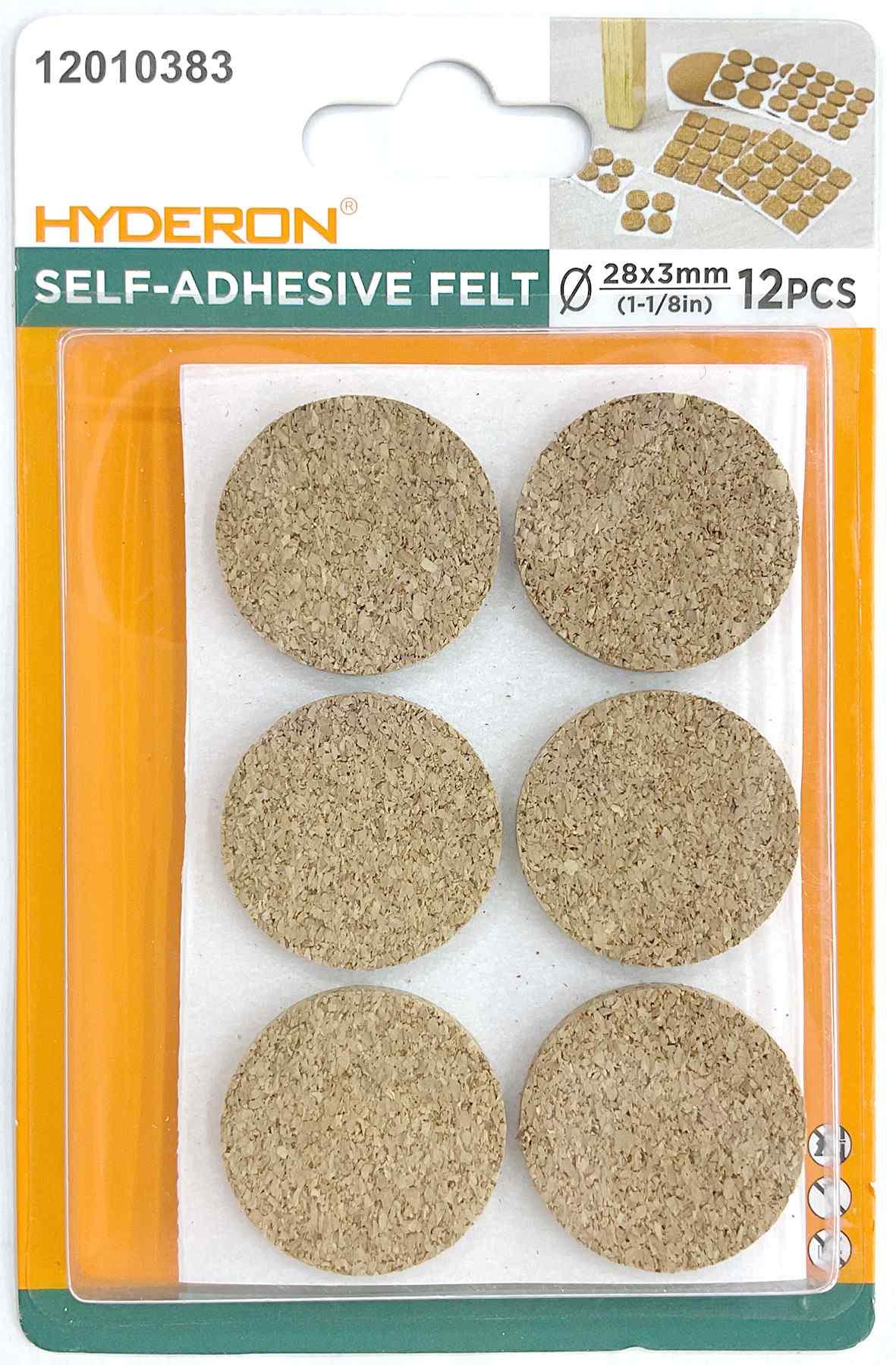 Protector para pata de mueble, 28 mm, 12 piezas, modelo 12010383