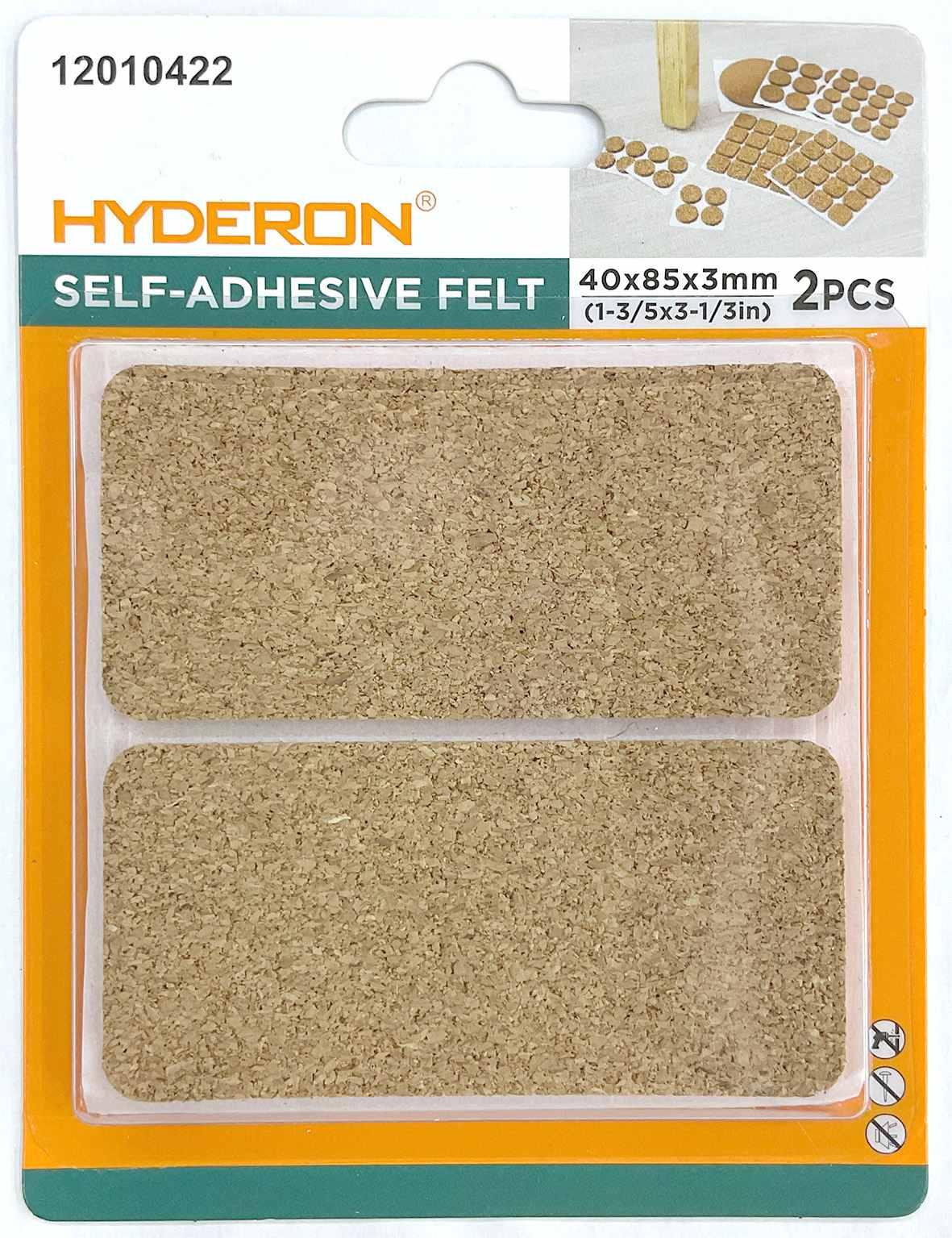 Protector para pata de mueble, 40 × 85 mm, 2 piezas, modelo 12010422
