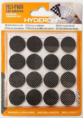 Protector para pata de mueble, 19 mm, 16 piezas, modelo 12010425
