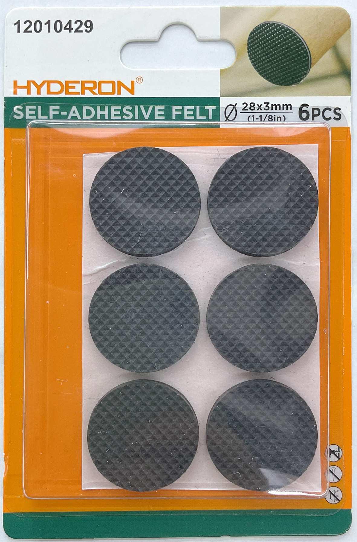 Protector para pata de mueble, 28 mm, 6 piezas, modelo 12010429