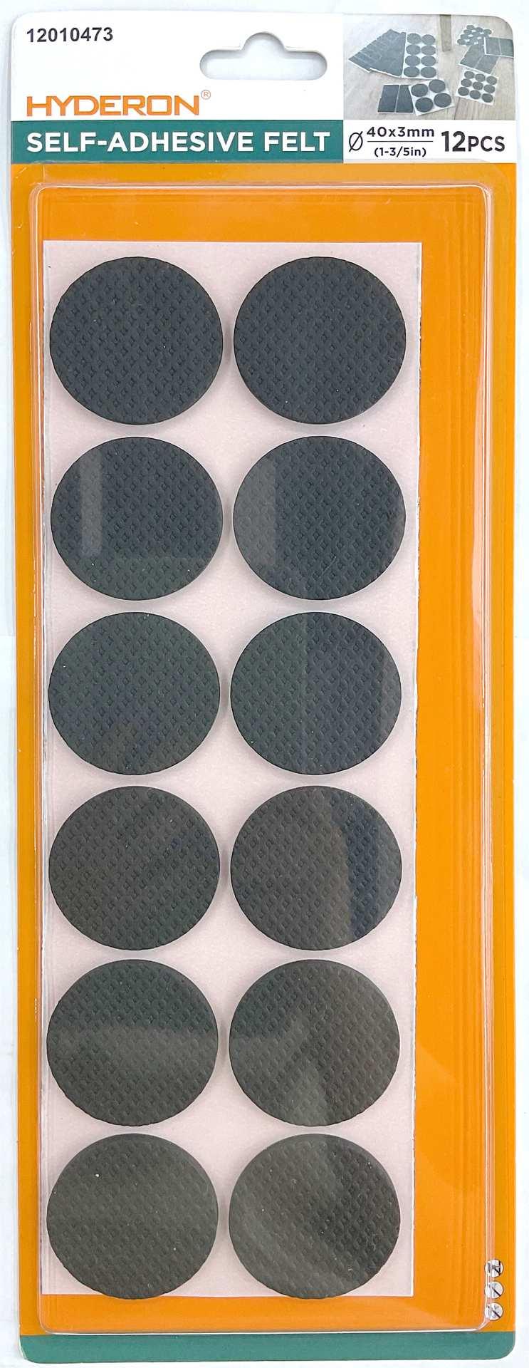Protector para pata de mueble, 40 mm, 12 piezas, modelo 12010473