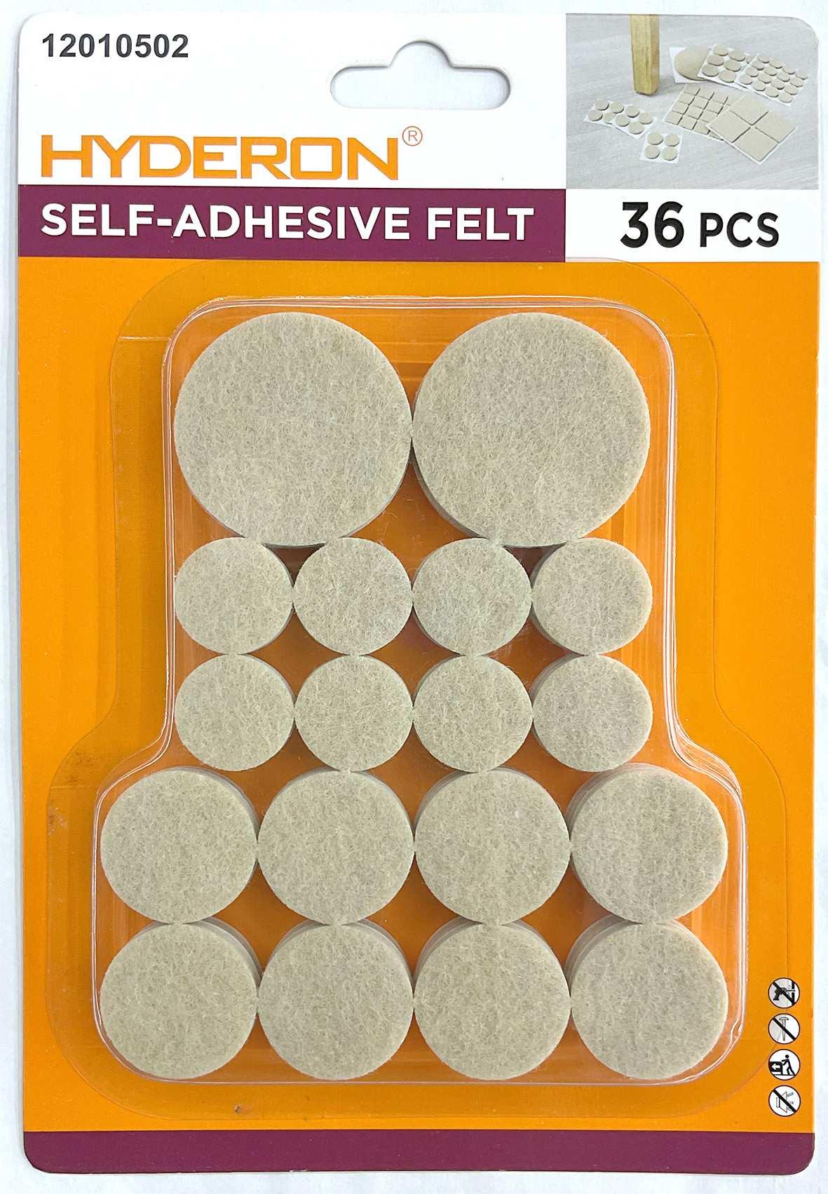 Protector para pata de mueble, 38 × 5 mm, 25 × 5 mm, 20 × 5 mm, 4 piezas, 16 piezas, modelo 12010502