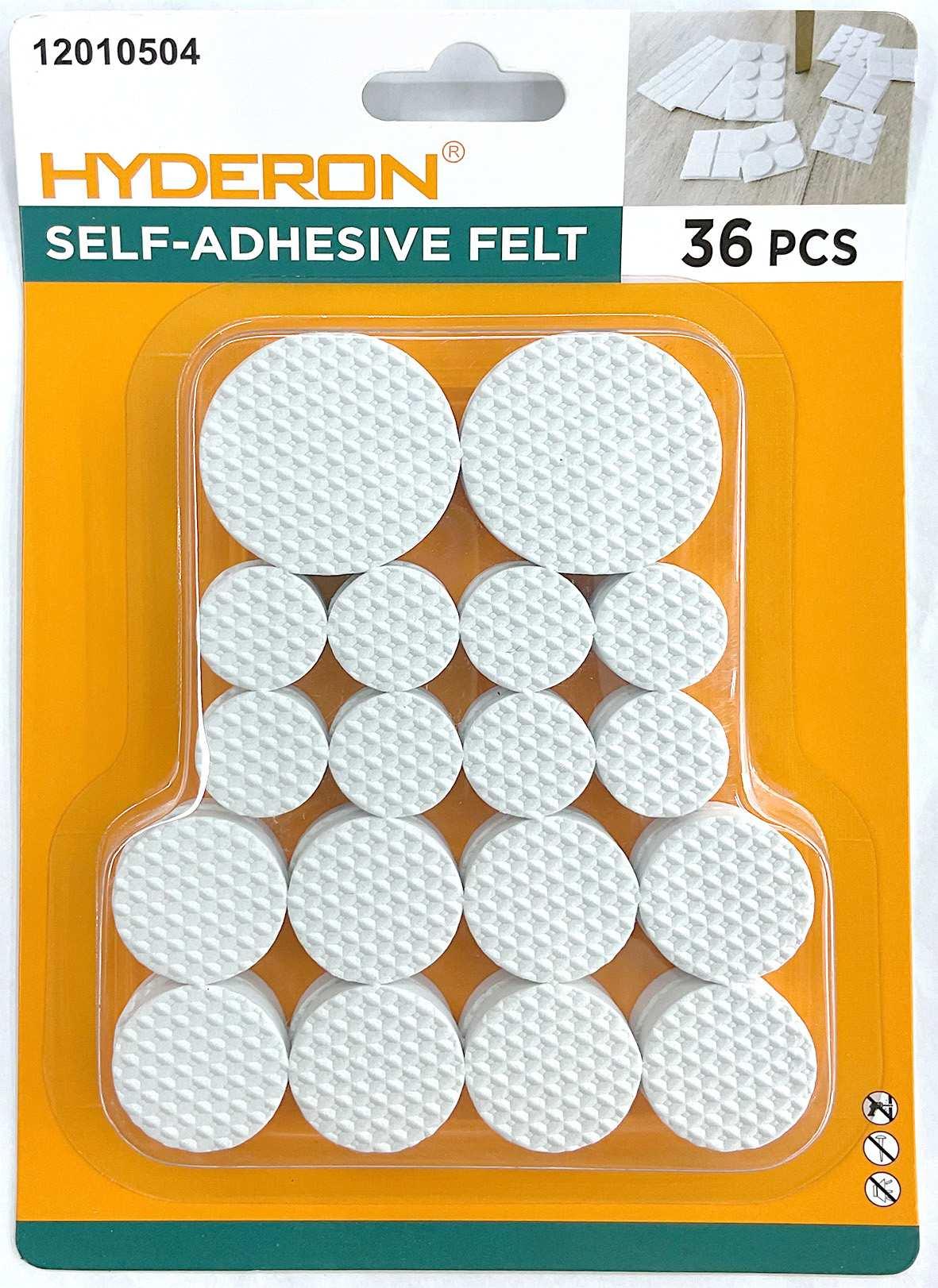 Protector para pata de mueble, 38 × 5 mm, 25 × 5 mm, 20 × 5 mm, 4 piezas, 16 piezas, modelo 12010504