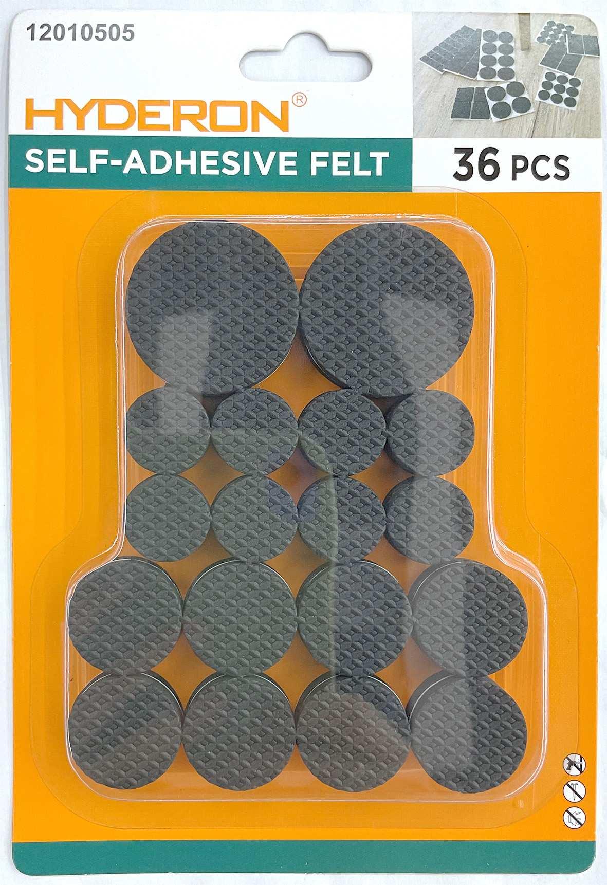Protector para pata de mueble, 38 × 5 mm, 25 × 5 mm, 20 × 5 mm, 4 piezas, 16 piezas, modelo 12010505