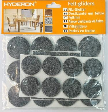 Protector para pata de mueble, 45 × 3 mm, 38 × 3 mm, 22 × 3 mm, 12 piezas, 8 piezas, 16 piezas, modelo 12010522