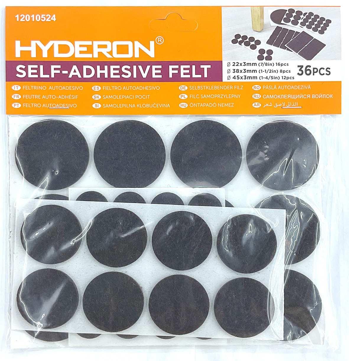 Protector para pata de mueble, 45 × 3 mm, 38 × 3 mm, 22 × 3 mm, 12 piezas, 8 piezas, 16 piezas, modelo 12010524