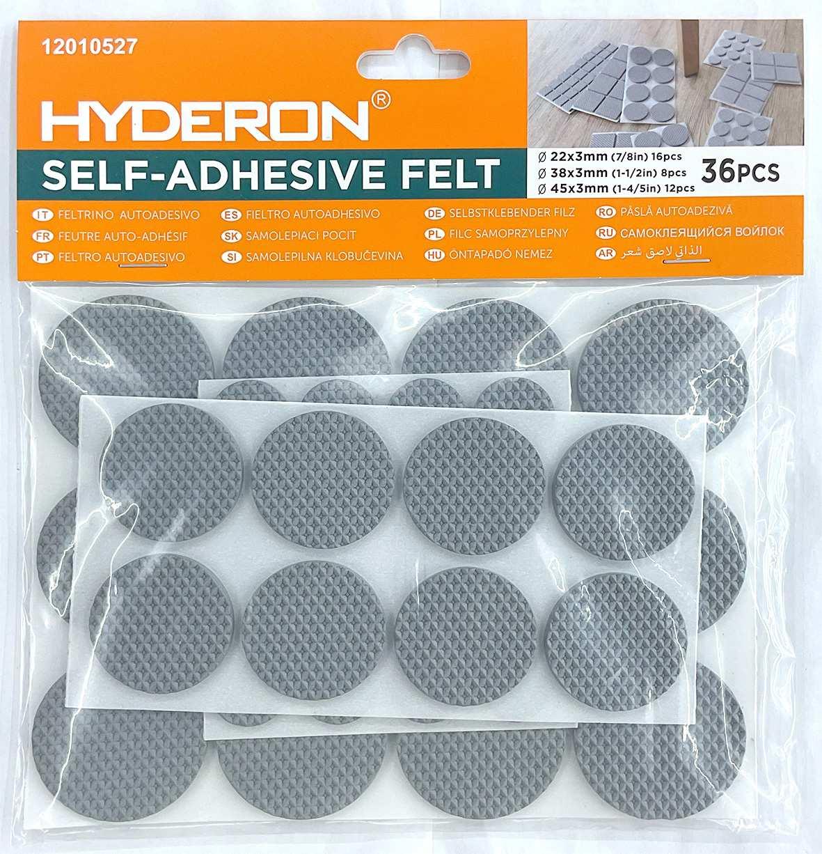 Protector para pata de mueble, 45 × 3 mm, 38 × 3 mm, 22 × 3 mm, 12 piezas, 8 piezas, 16 piezas, modelo 12010527
