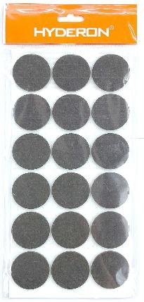 Protectores de fieltro, 35 × 3 mm, 18 piezas, color marrón