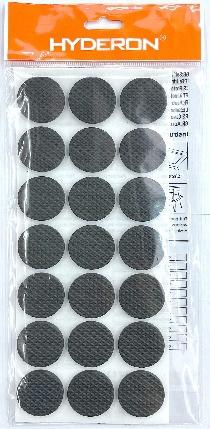 Protectores de fieltro, 30 × 3 mm, 21 piezas, color negro