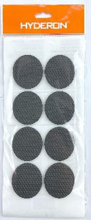 Protectores de fieltro, 45 × 3 mm, 8 piezas, color negro