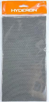 Protectores de fieltro, 120 × 240 × 3 mm, 1 pieza, color negro