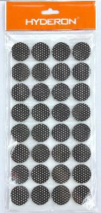 Protector para pata de mueble, 25 × 3 mm, 32 piezas