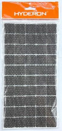 Protector para pata de mueble, 20 × 20 × 3 mm, 50 piezas
