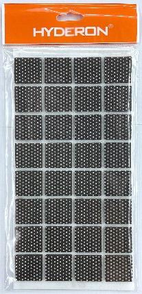Protector para pata de mueble, 25 × 25 × 3 mm, 32 piezas