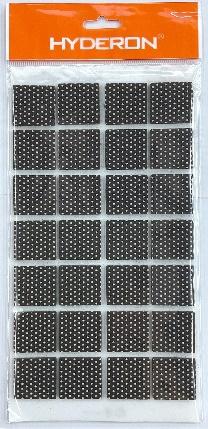 Protector para pata de mueble, 28 × 28 × 3 mm, 28 piezas