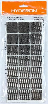 Protector para pata de mueble, 30 × 30 × 3 mm, 21 piezas