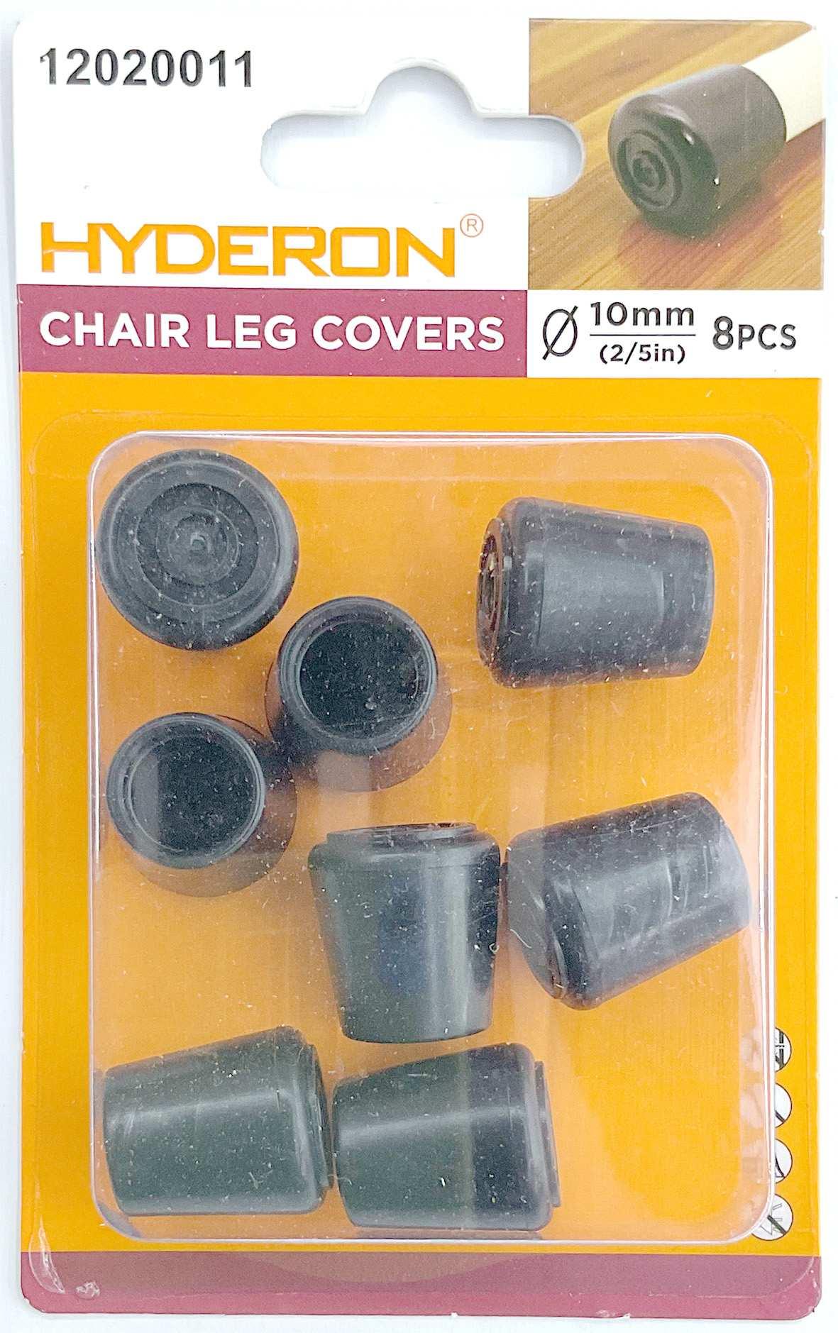 Protector para patas de mesa, 10 × 19,3 mm, 8 piezas, modelo 12020011