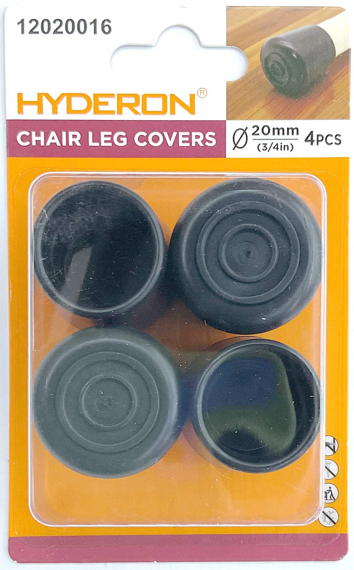 Protector para patas de mesa, 20 × 30,5 mm, 4 piezas, modelo 12020016