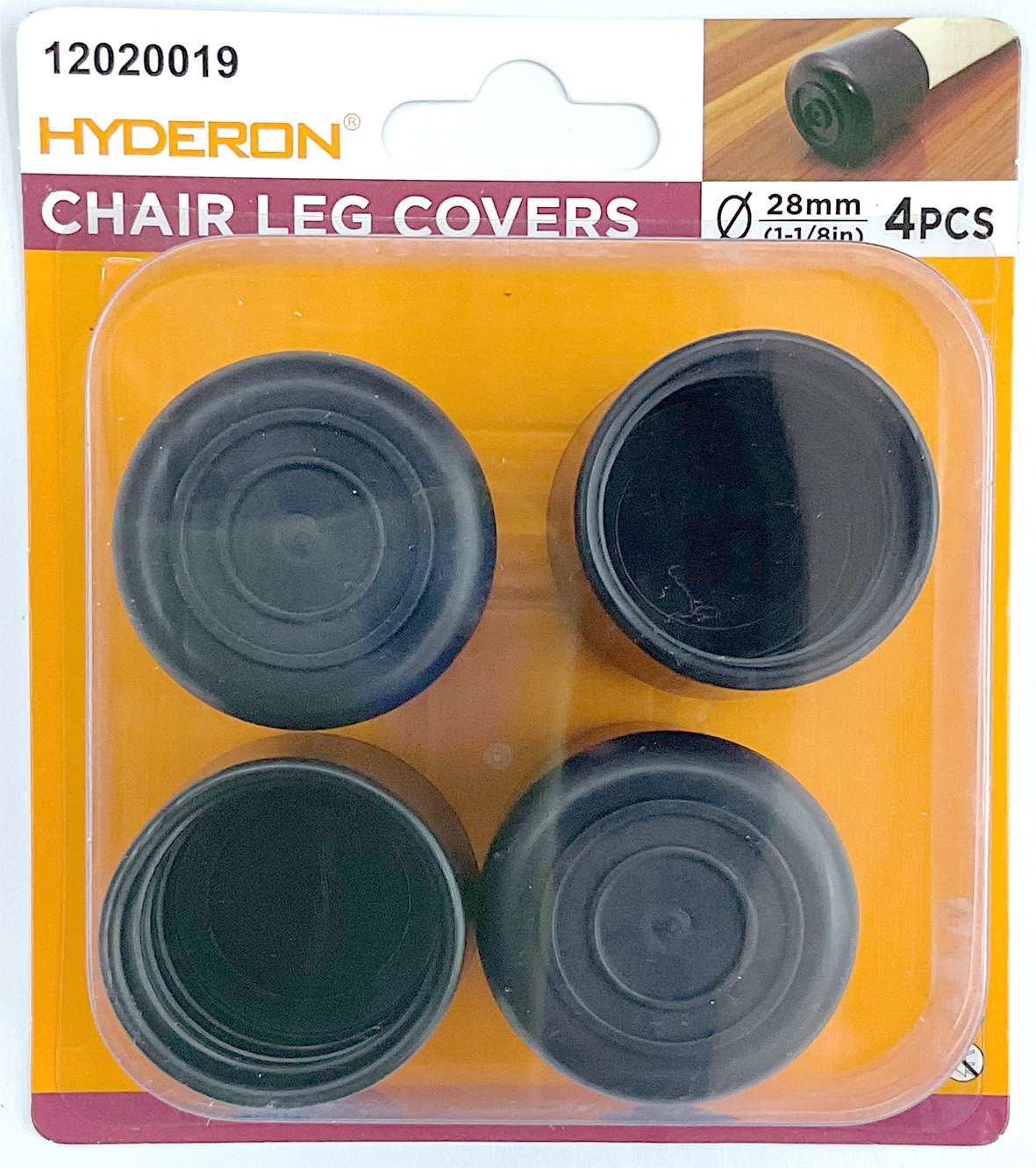 Protector para patas de mesa, 28 × 36 mm, 4 piezas, modelo 12020019