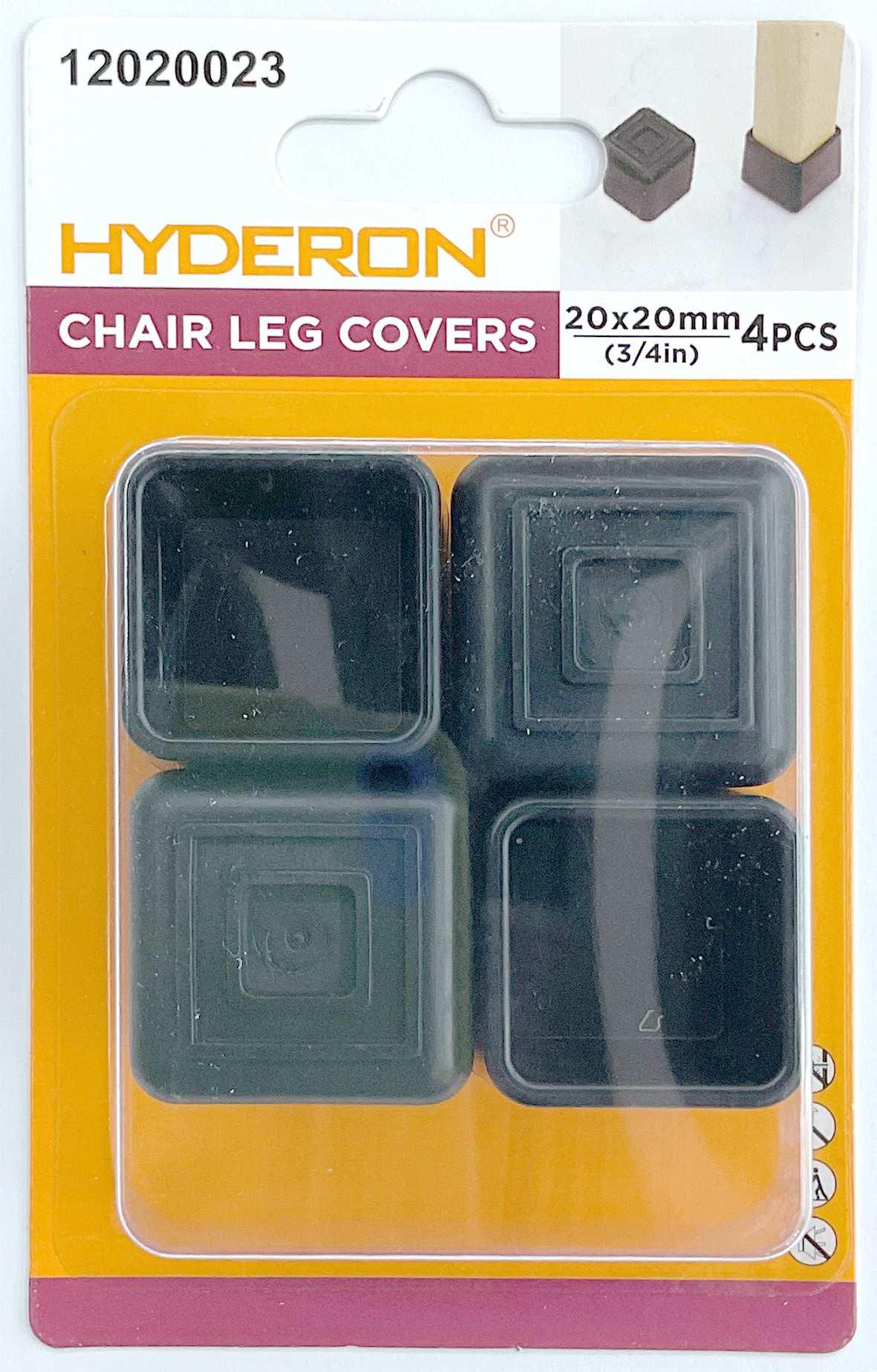 Protector para patas de mesa, 20 × 20 mm, 4 piezas