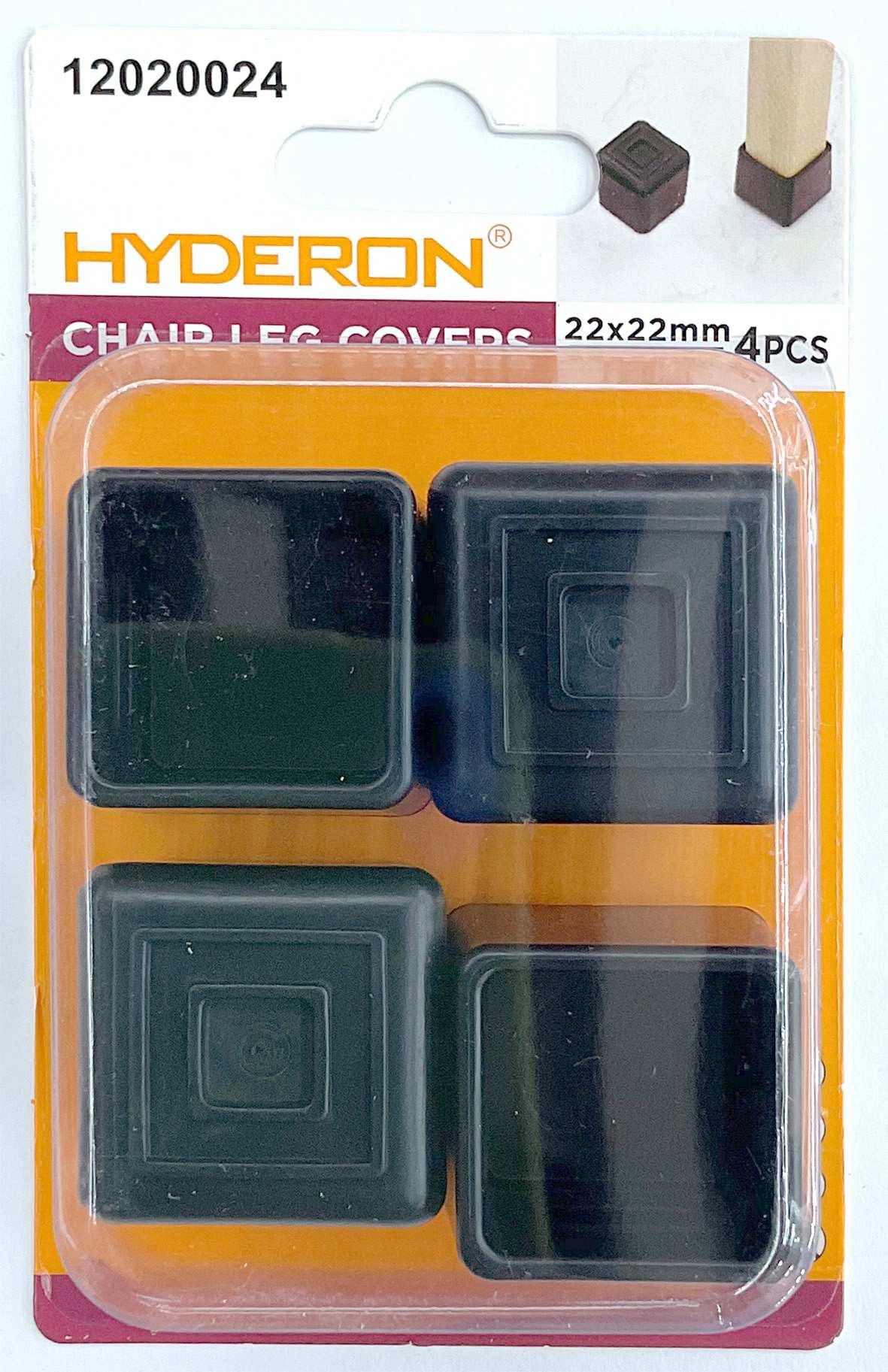 Protector para patas de mesa, 22 × 22 mm, 4 piezas