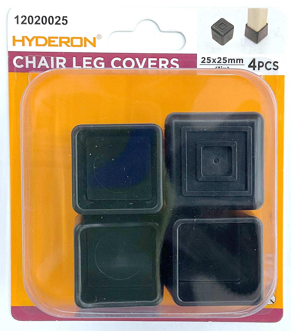 Protector para patas de mesa, 25 × 25 mm, 4 piezas