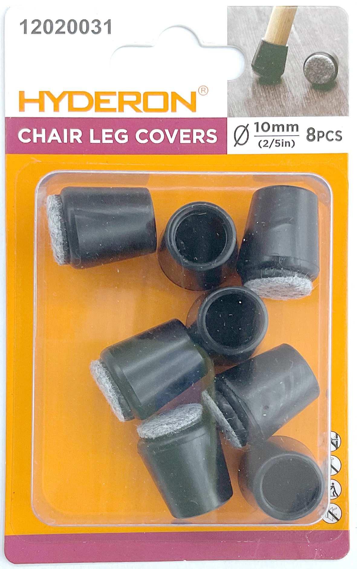 Protector para patas de mesa, 10 × 19,3 mm, 8 piezas, modelo 12020031