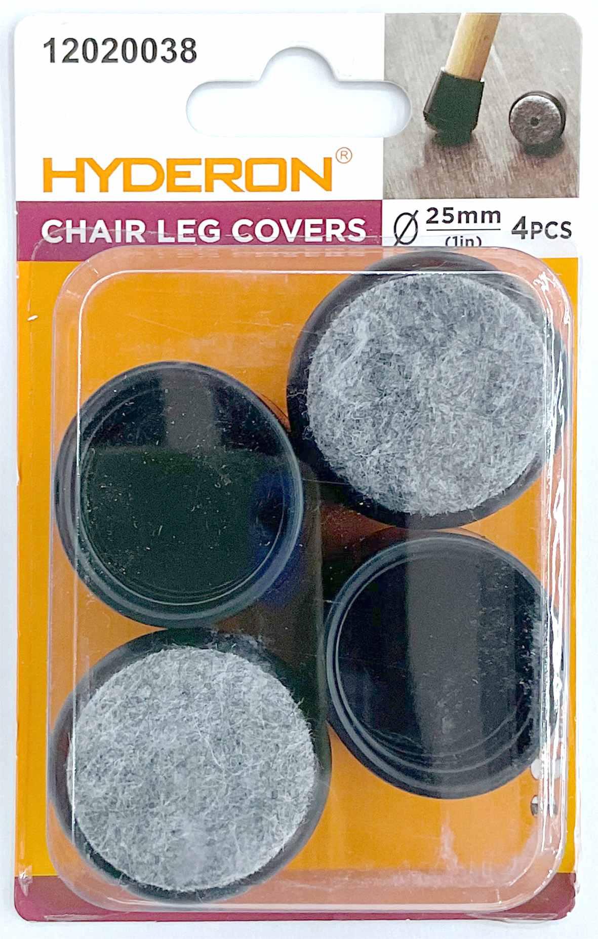 Protector para patas de mesa, 25 × 34,5 mm, 4 piezas, modelo 12020038