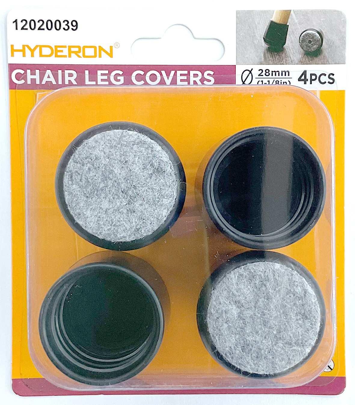 Protector para patas de mesa, 28 × 36 mm, 4 piezas, modelo 12020039