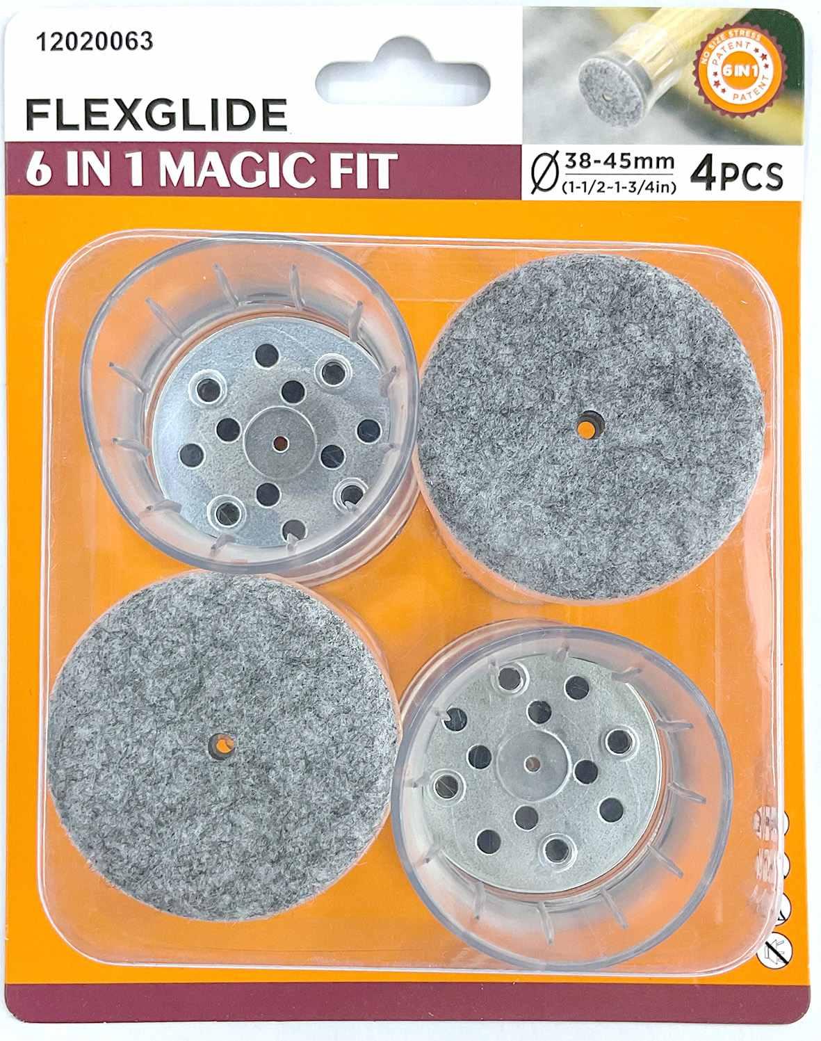Protector para patas de mesa, 45 mm, 4 piezas, modelo 12020063
