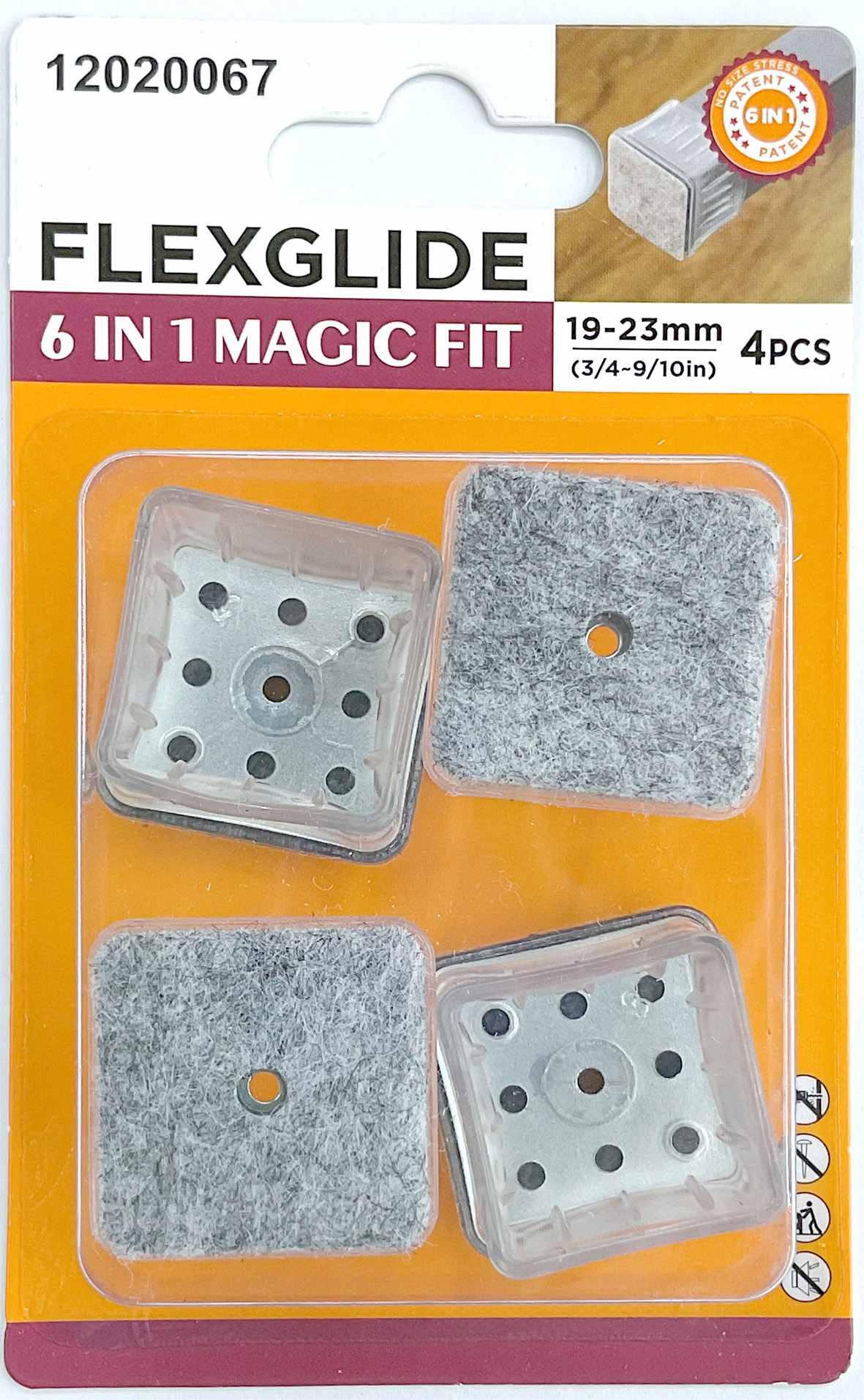Protector para patas de mesa, 23 mm, 4 piezas, modelo 12020067