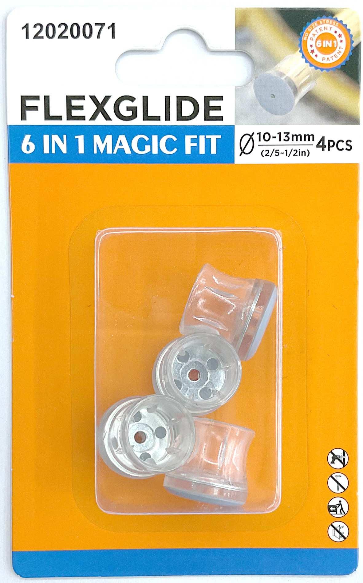 Protector para patas de mesa, 13 mm, 4 piezas, modelo 12020071