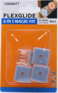 Protector para patas de mesa, 18 mm, 4 piezas, modelo 12020077