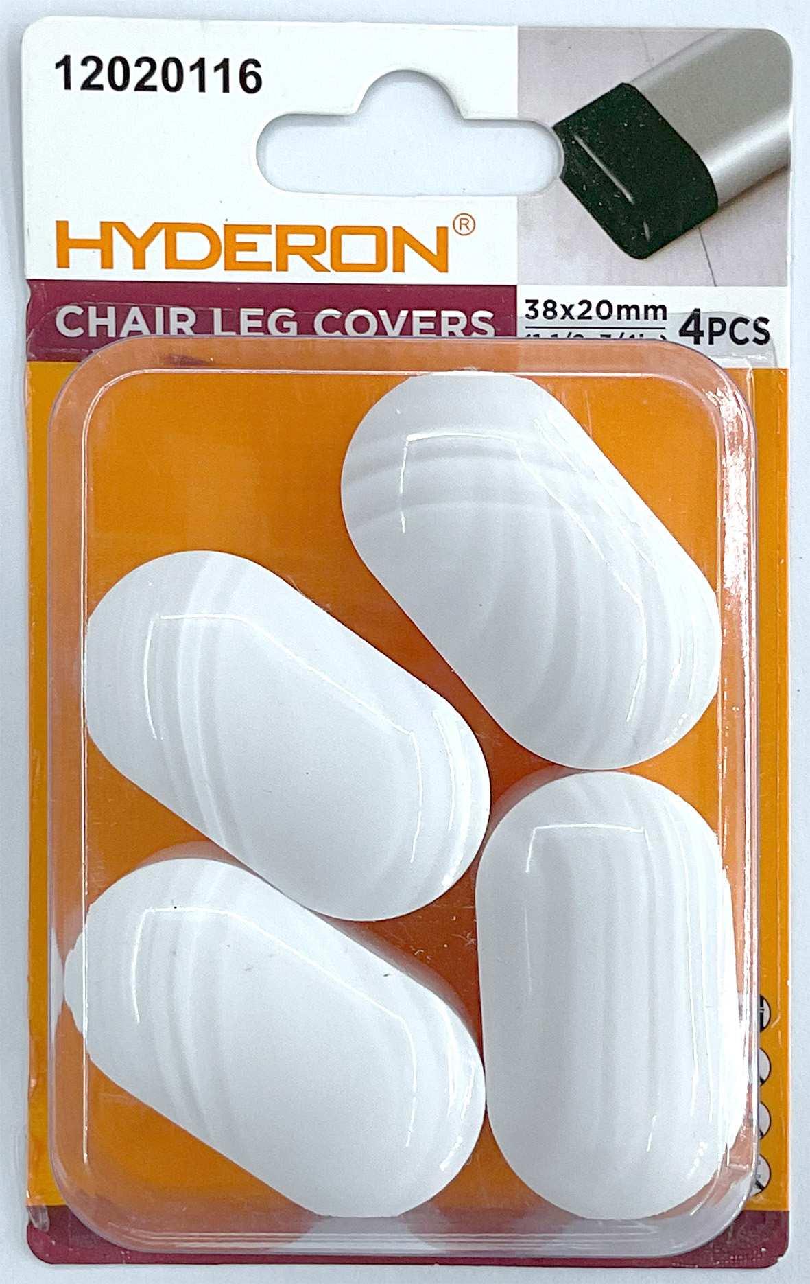 Protector para patas de mesa, 38 × 20 mm, 4 piezas, modelo 12020116