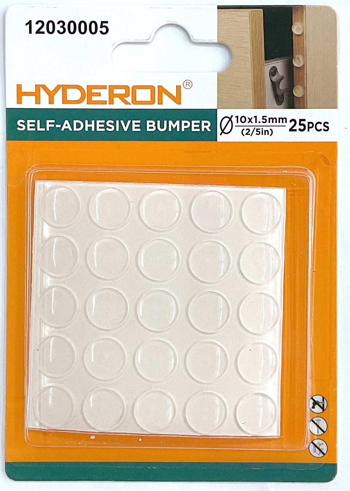 Protector transparente, 10 × 1,5 mm, 25 piezas