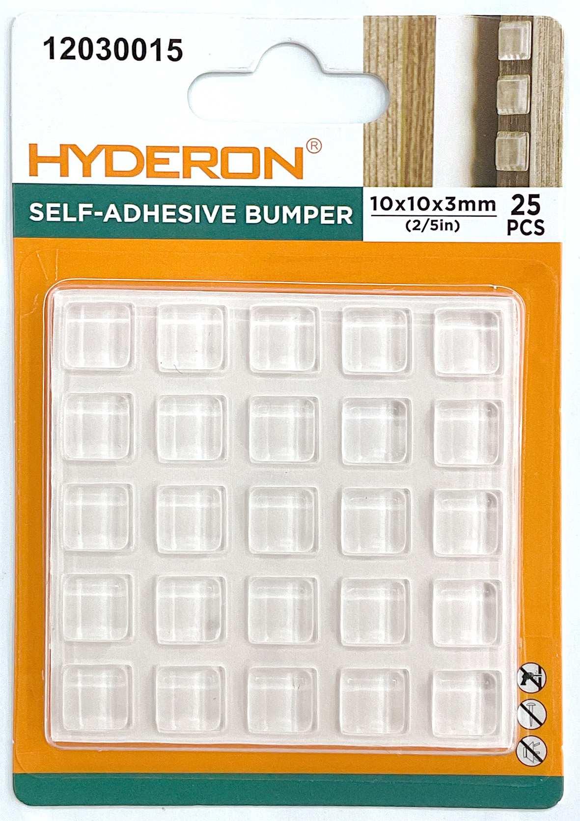 Protector transparente, 10 × 10 × 3 mm, 25 piezas