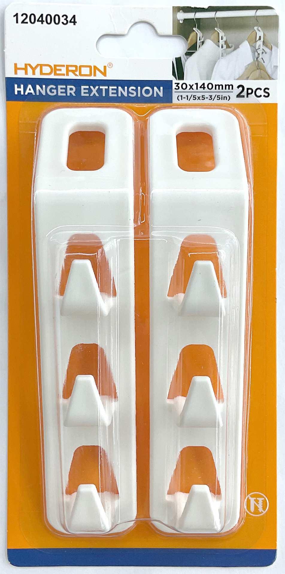 Gancho, 30 × 140 mm, 2 piezas