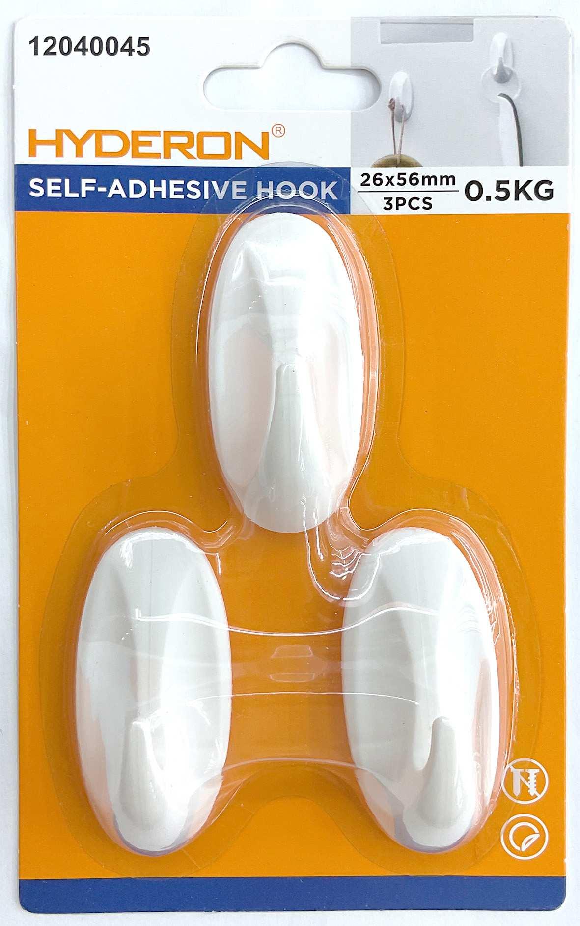 Gancho, 26 × 56 mm, 3 piezas